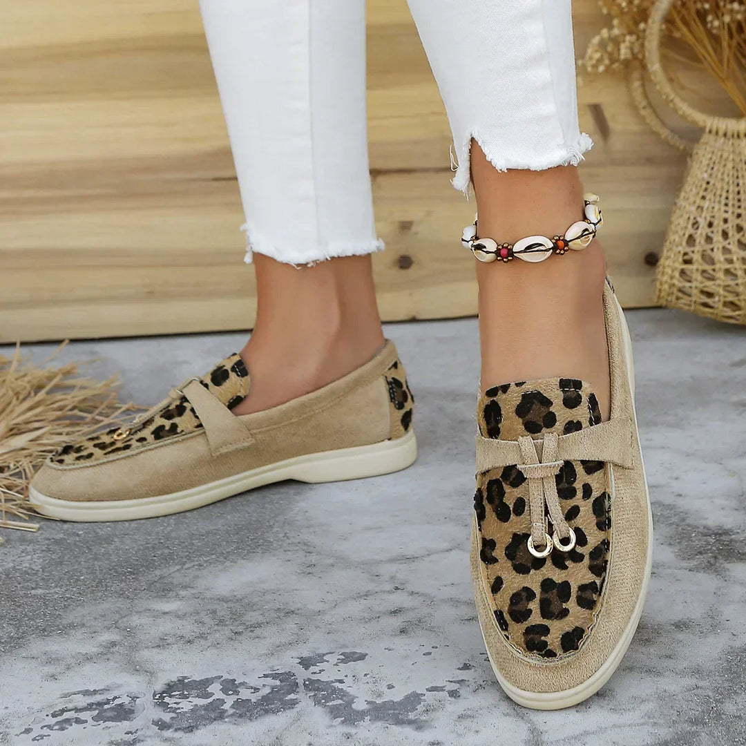 Cathy | Trendy schoenen met luipaardprint