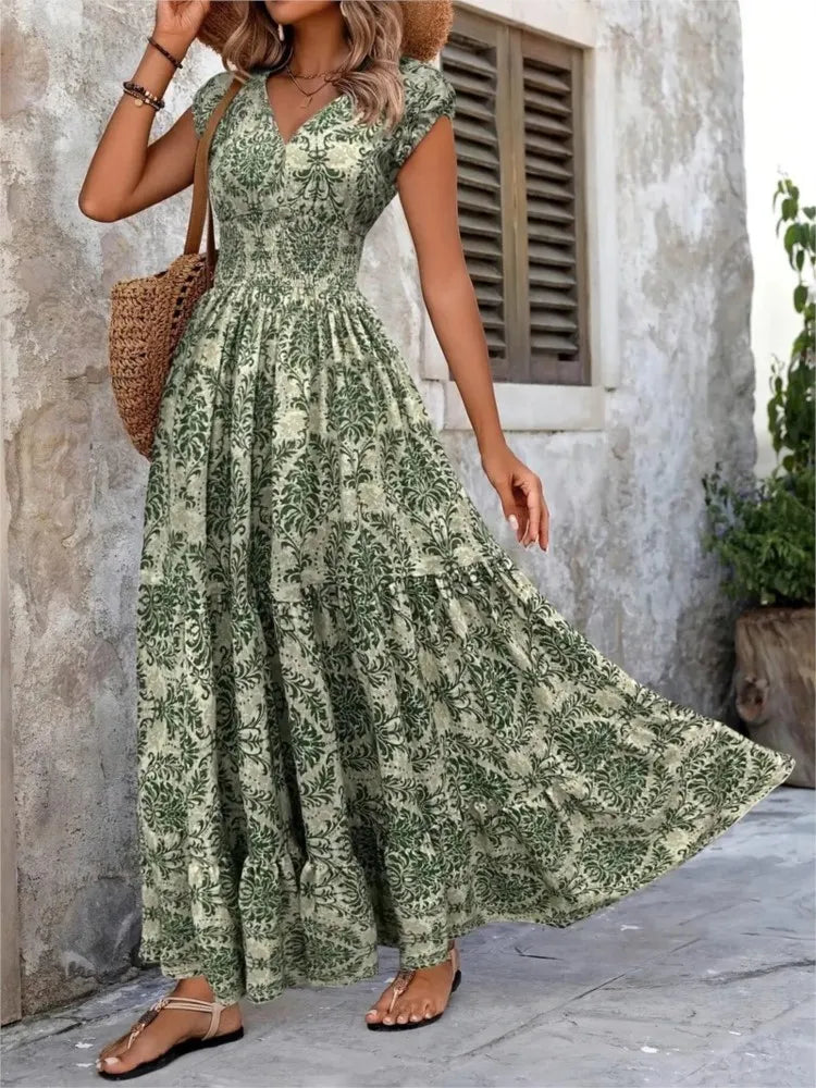 Sarafin | Elegante maxi-jurk met vintage allure