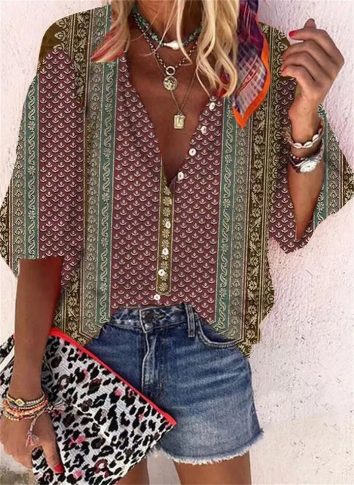 Carly | Luchtige elegante boho blouse