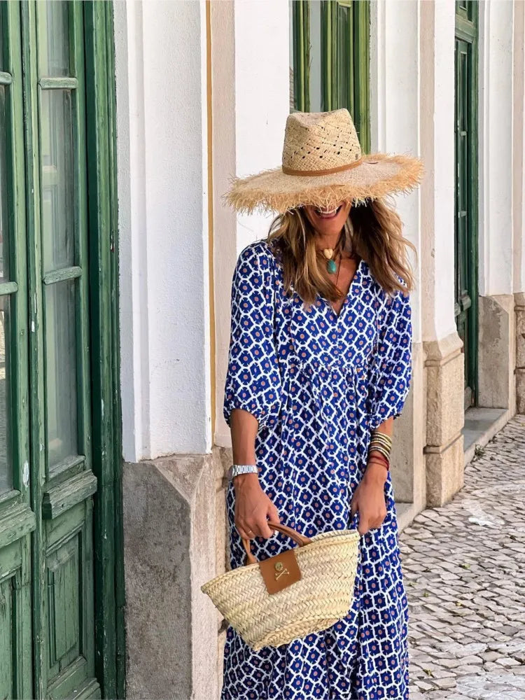 April | Boho maxi jurk