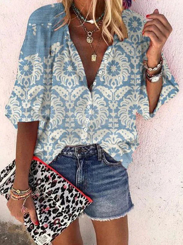 Carly | Luchtige elegante boho blouse