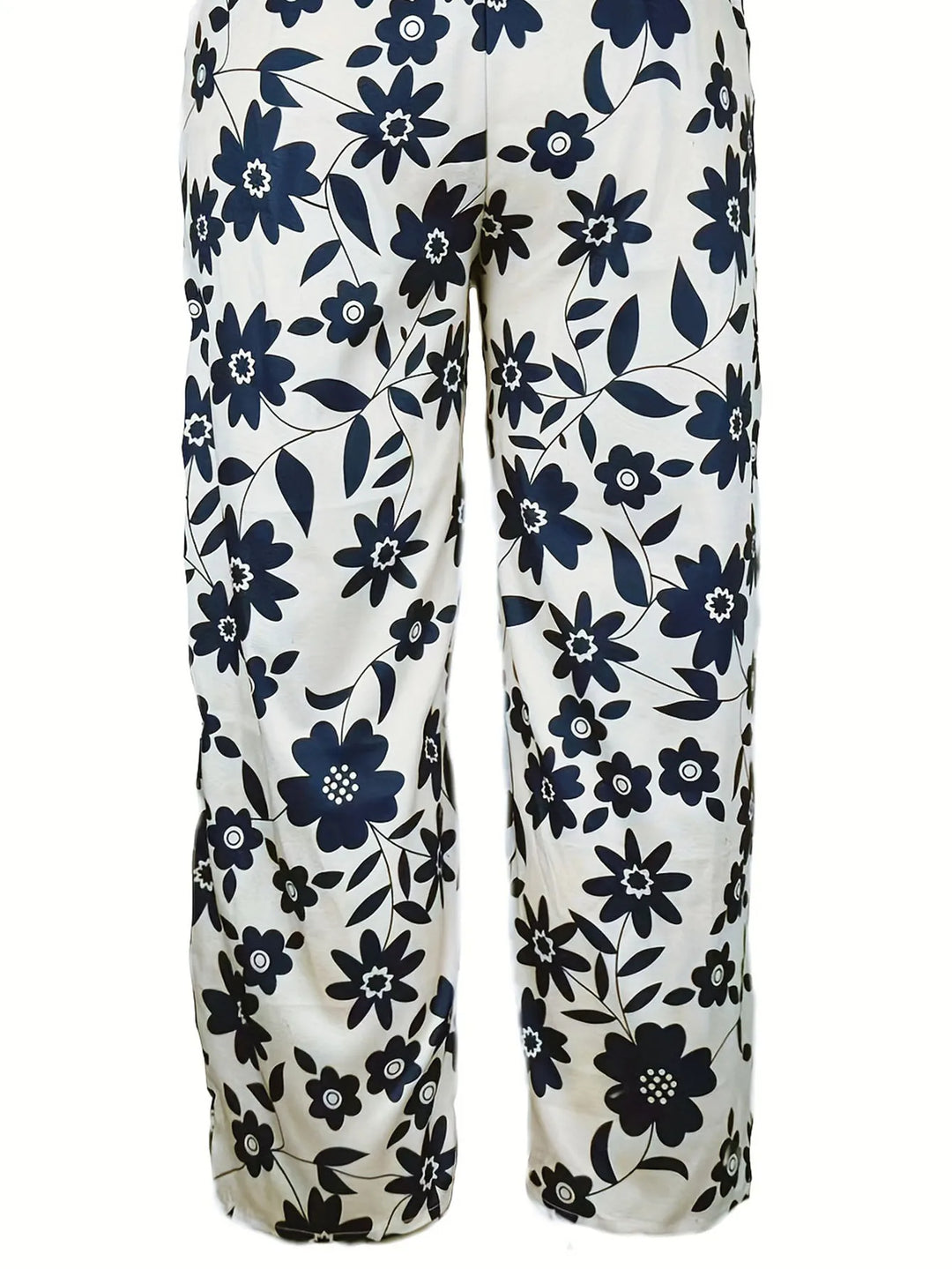 Lavina | Losse broek met stijlvolle bloemenprint