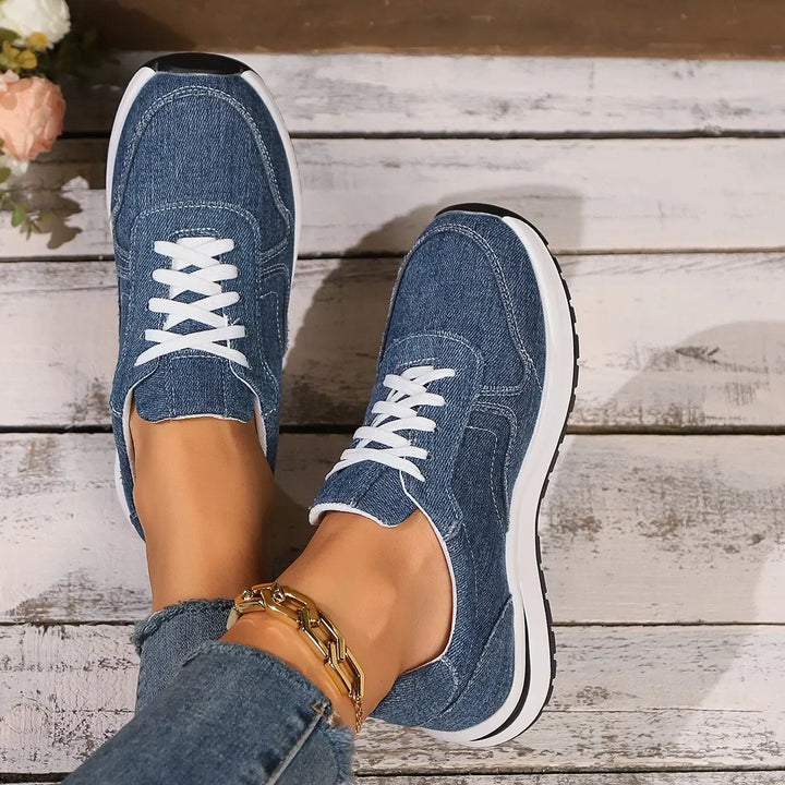 Dora | Trendy denim sneakers