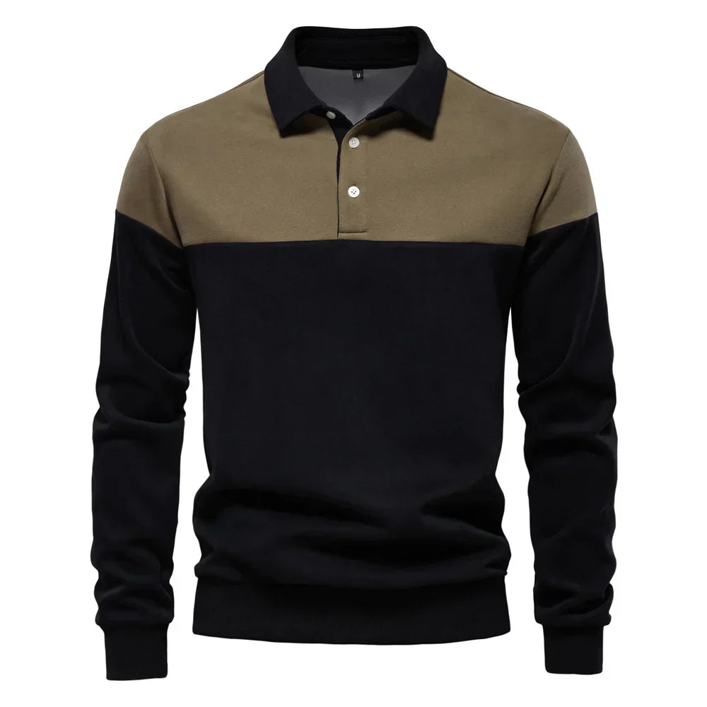 Jordan | Stylish long-sleeved polo shirt