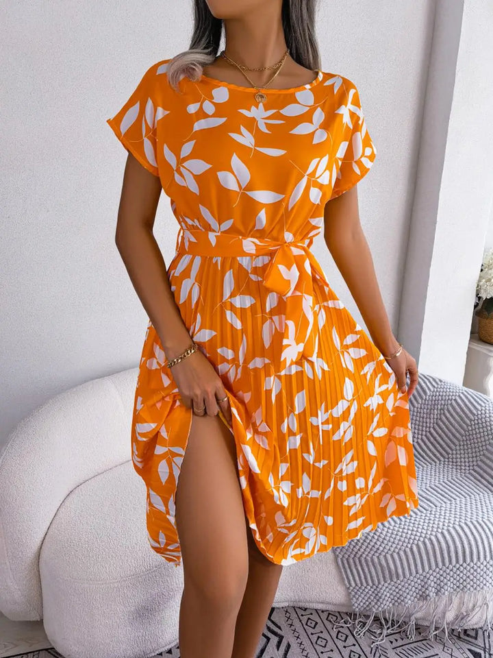 Amal | Trendy jurk met bloemenprint