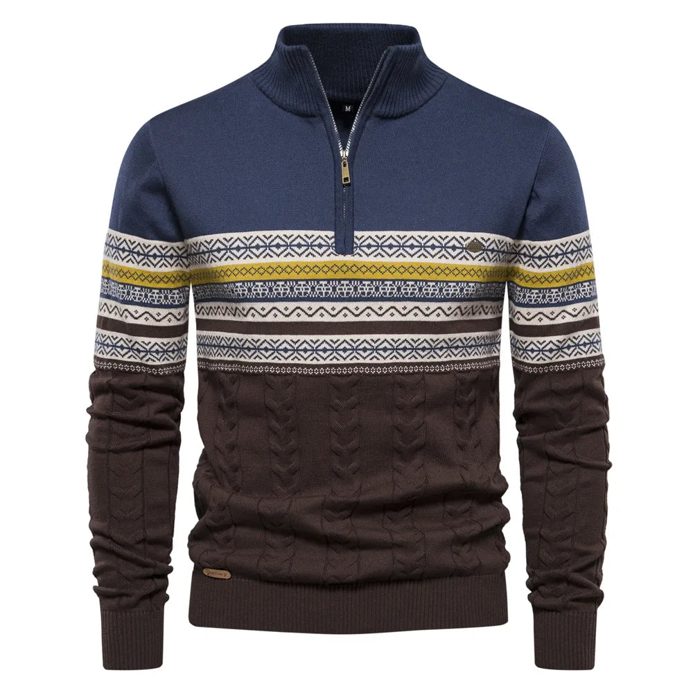 Jasper | Klassieke zipper sweater