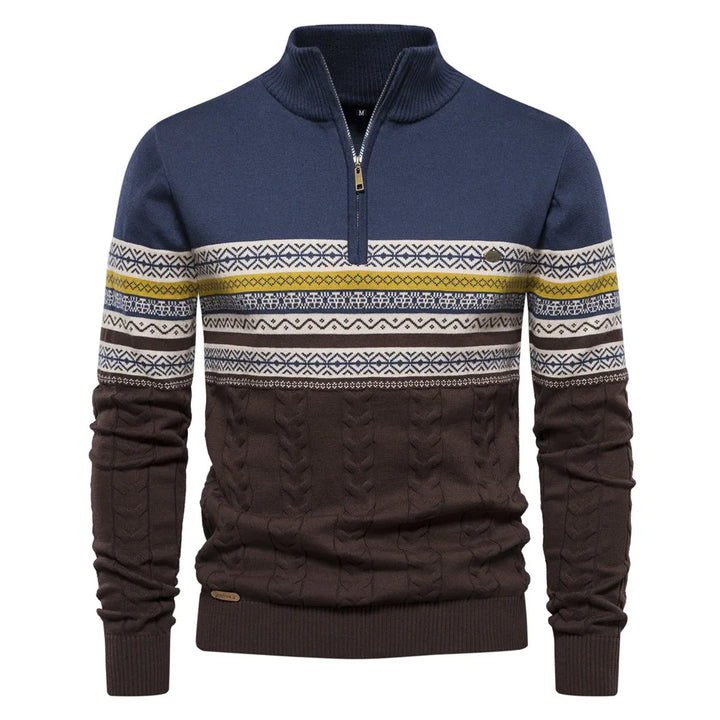 Jasper | Klassieke zipper sweater