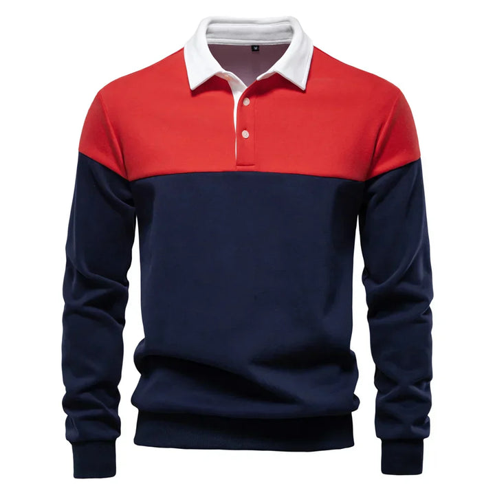 Jordan | Stylish long-sleeved polo shirt