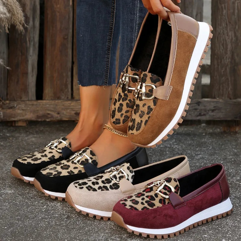 Kate | Stijlvolle schoenen met luipaardprint