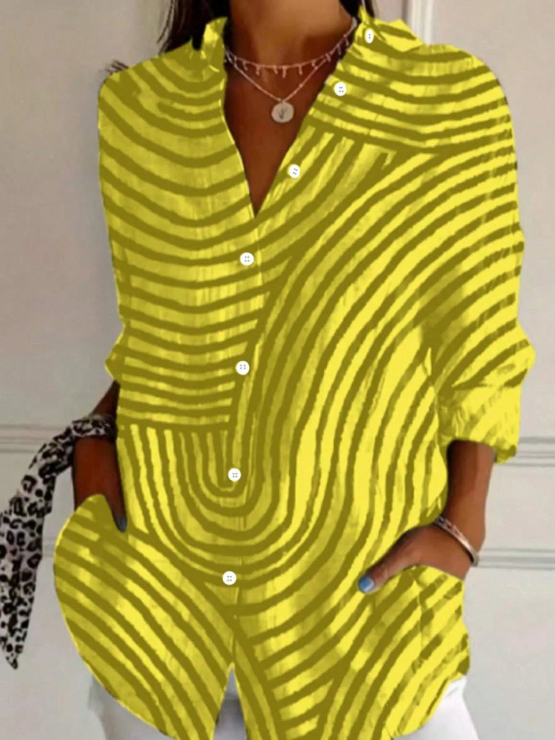 Kamila | Chique gestreepte blouse