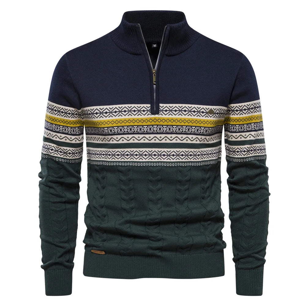 Jasper | Klassieke zipper sweater