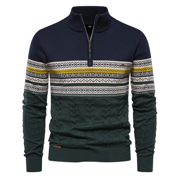 Jasper | Klassieke zipper sweater