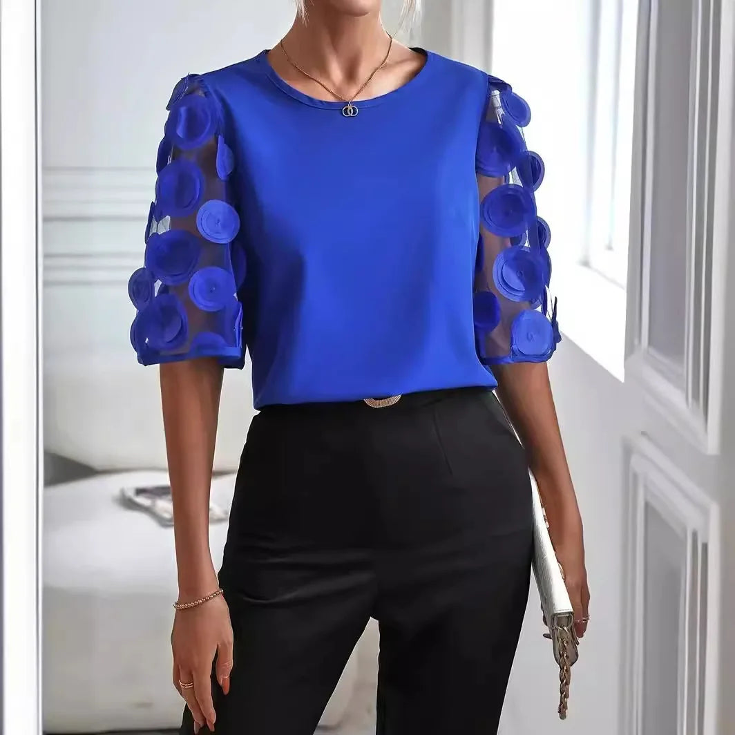 Lina | Elegante blouse met mouwen