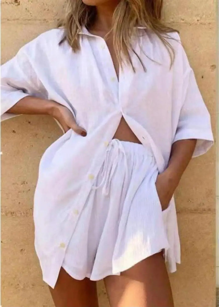 Ellen │ Zachte katoenen pyjama set