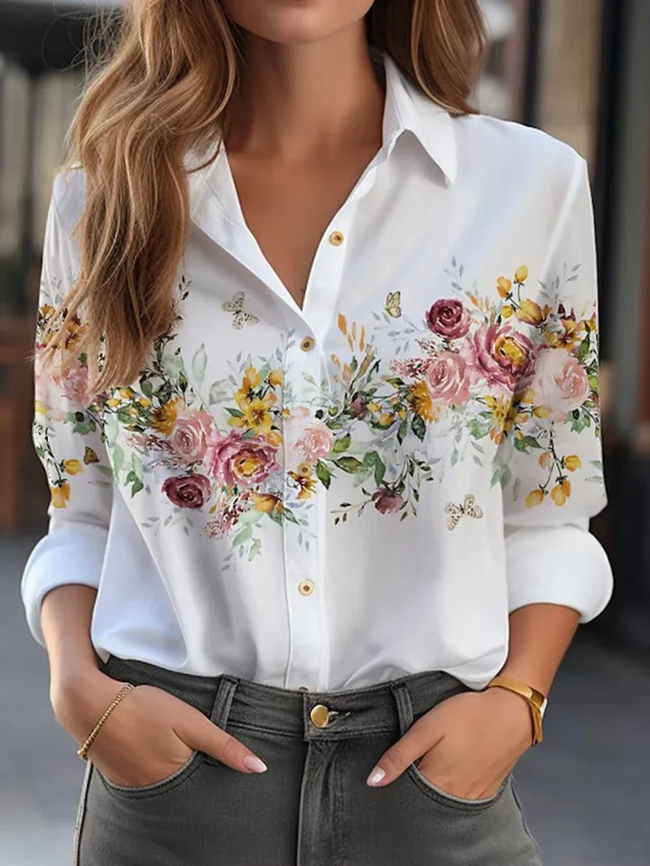 Regine | Elegante blouse met bloemenprint
