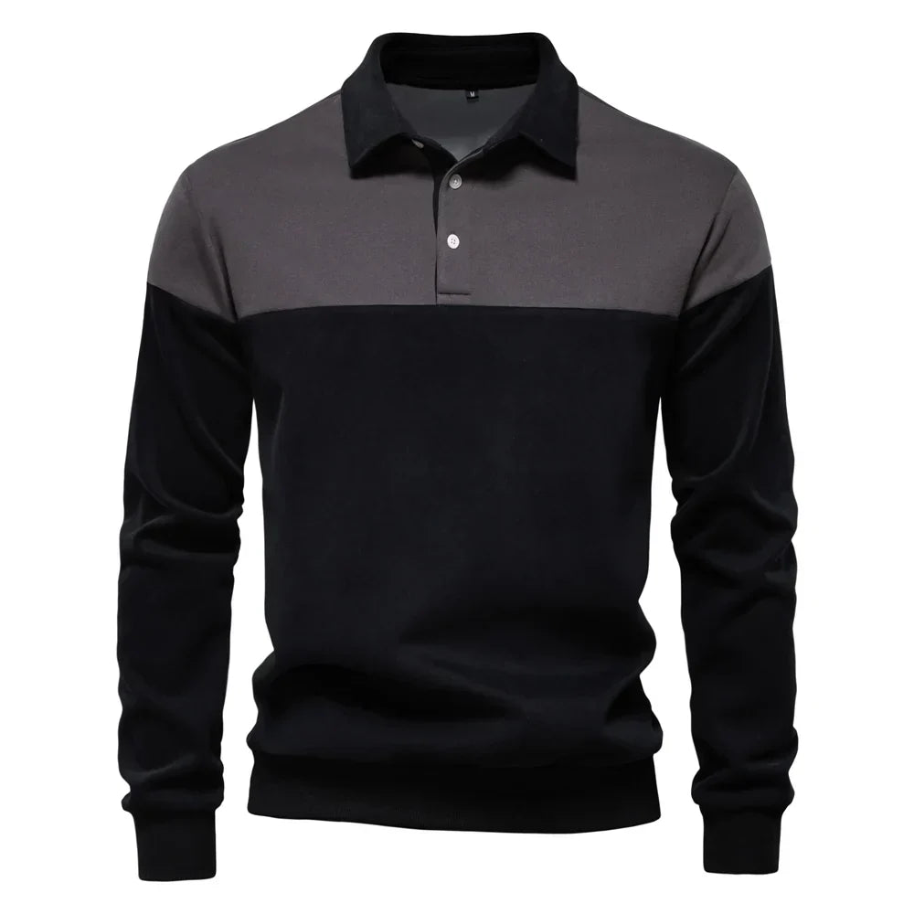 Jordan | Stylish long-sleeved polo shirt