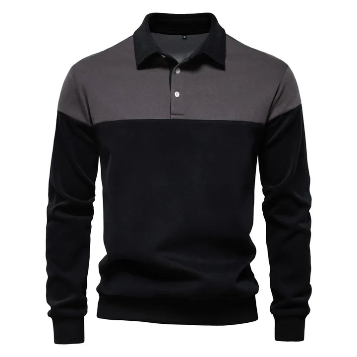 Jordan | Stylish long-sleeved polo shirt