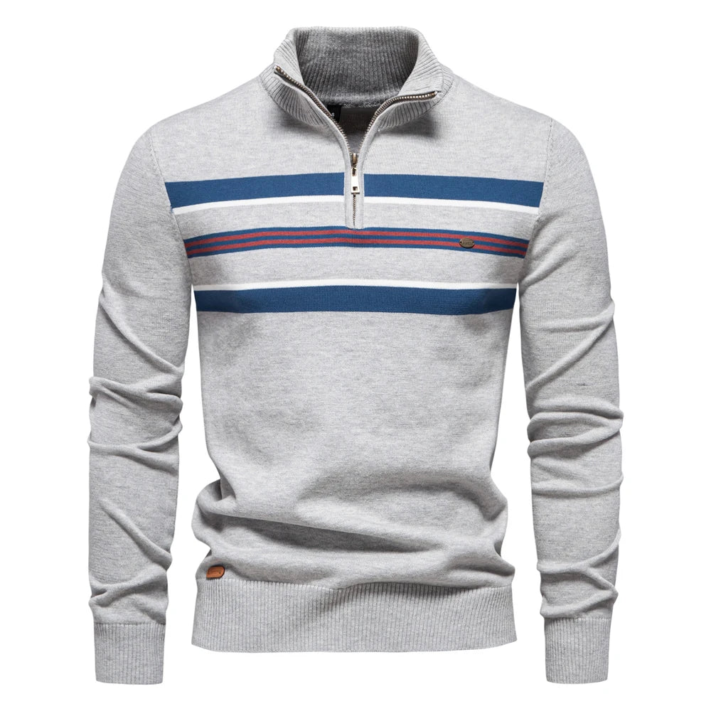 Vernon | Klassieke Zip-up trui