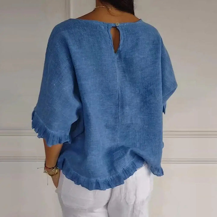 Chique, lichte zomerblouse