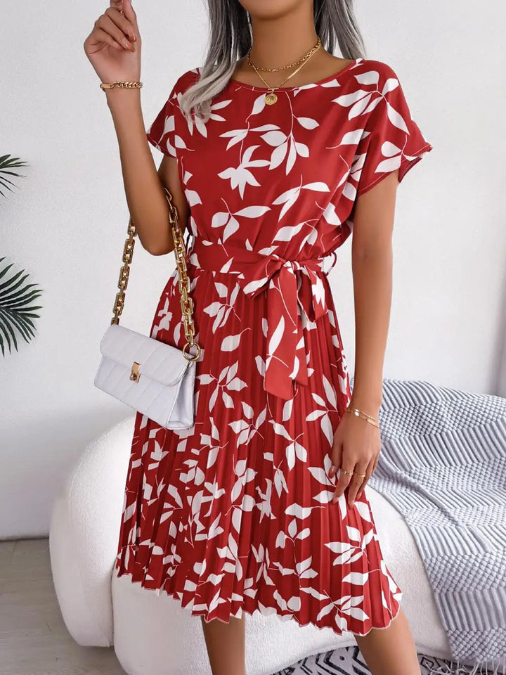 Amal | Trendy jurk met bloemenprint