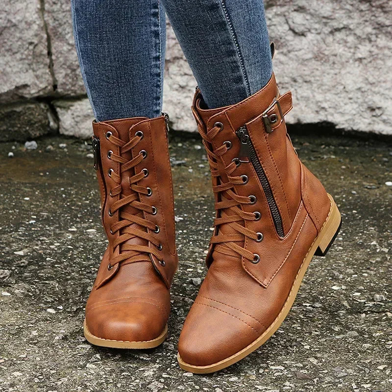 Natasja | Vintage Leren Boots