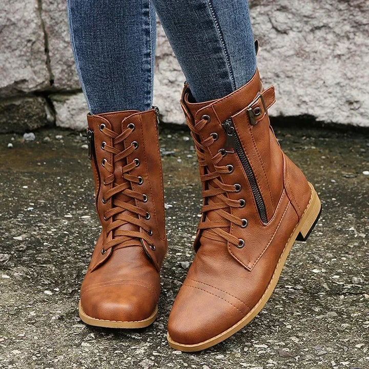 Natasja | Vintage Leren Boots