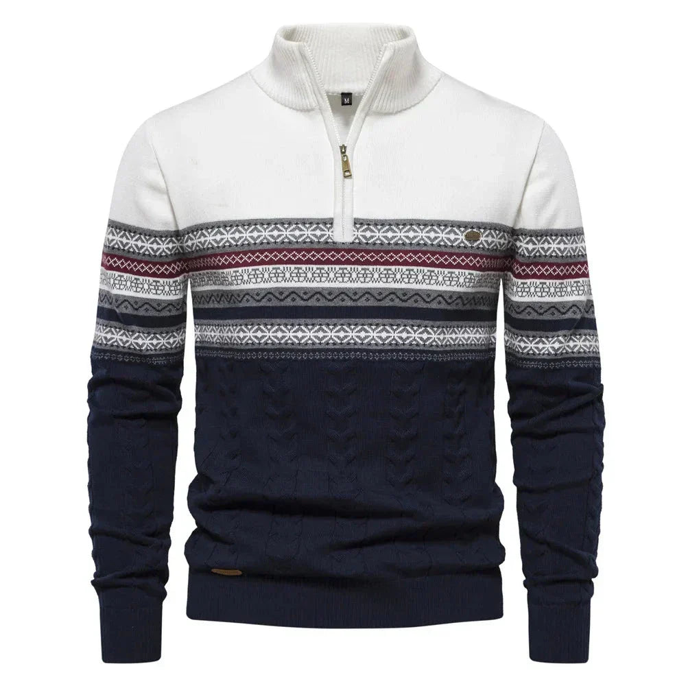Jasper | Klassieke zipper sweater