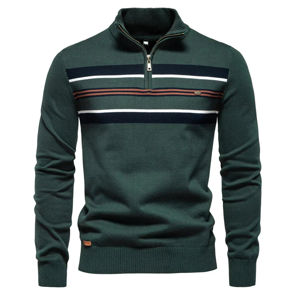 Vernon | Klassieke Zip-up trui
