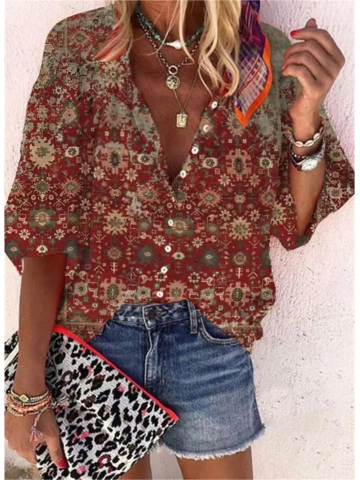 Carly | Luchtige elegante boho blouse