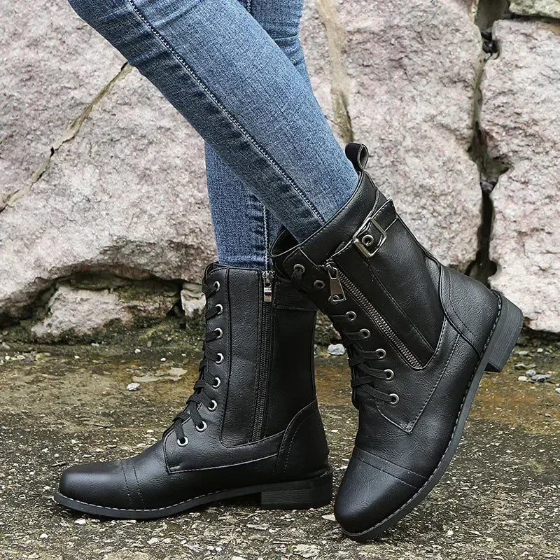 Natasja | Vintage Leren Boots