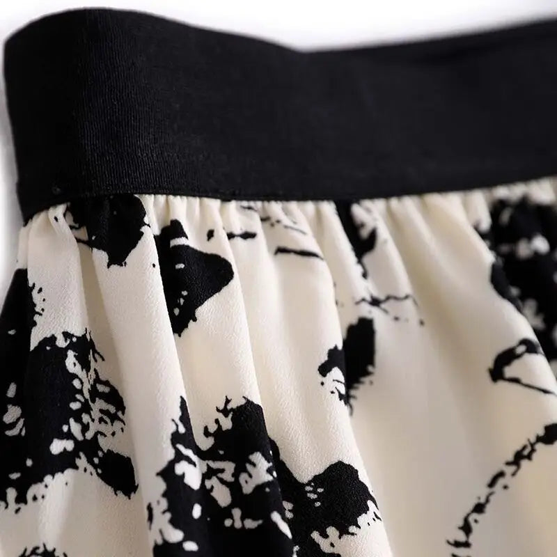 Ember | Elegante maxi-rok met speelse bloemenprint