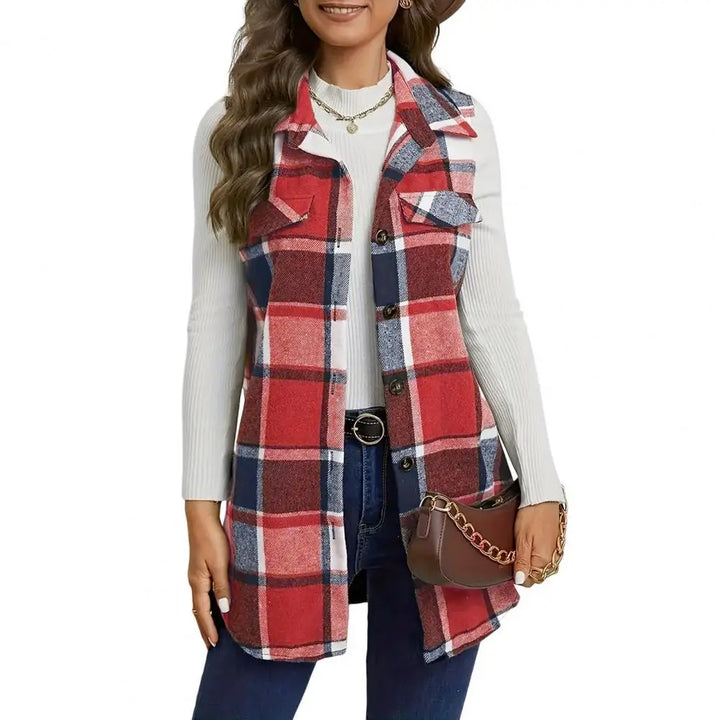 Tamara | Geblokt vest