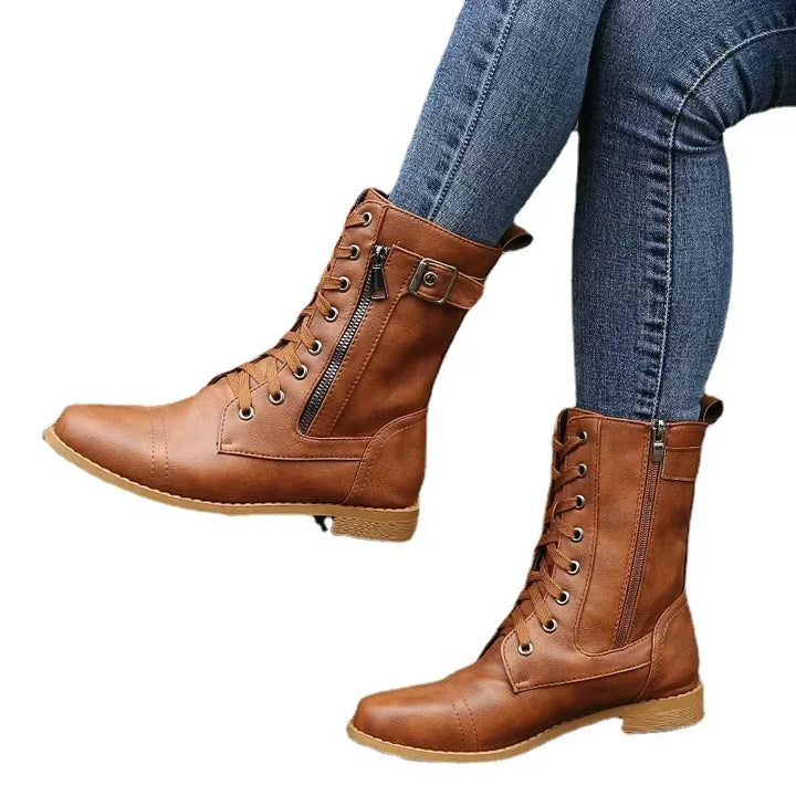Natasja | Vintage Leren Boots