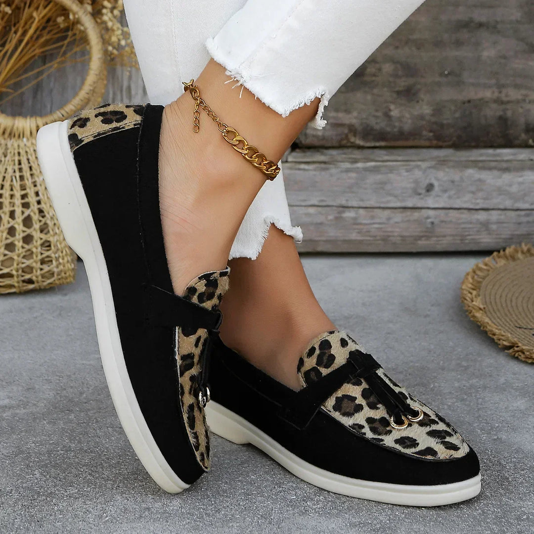 Cathy | Trendy schoenen met luipaardprint