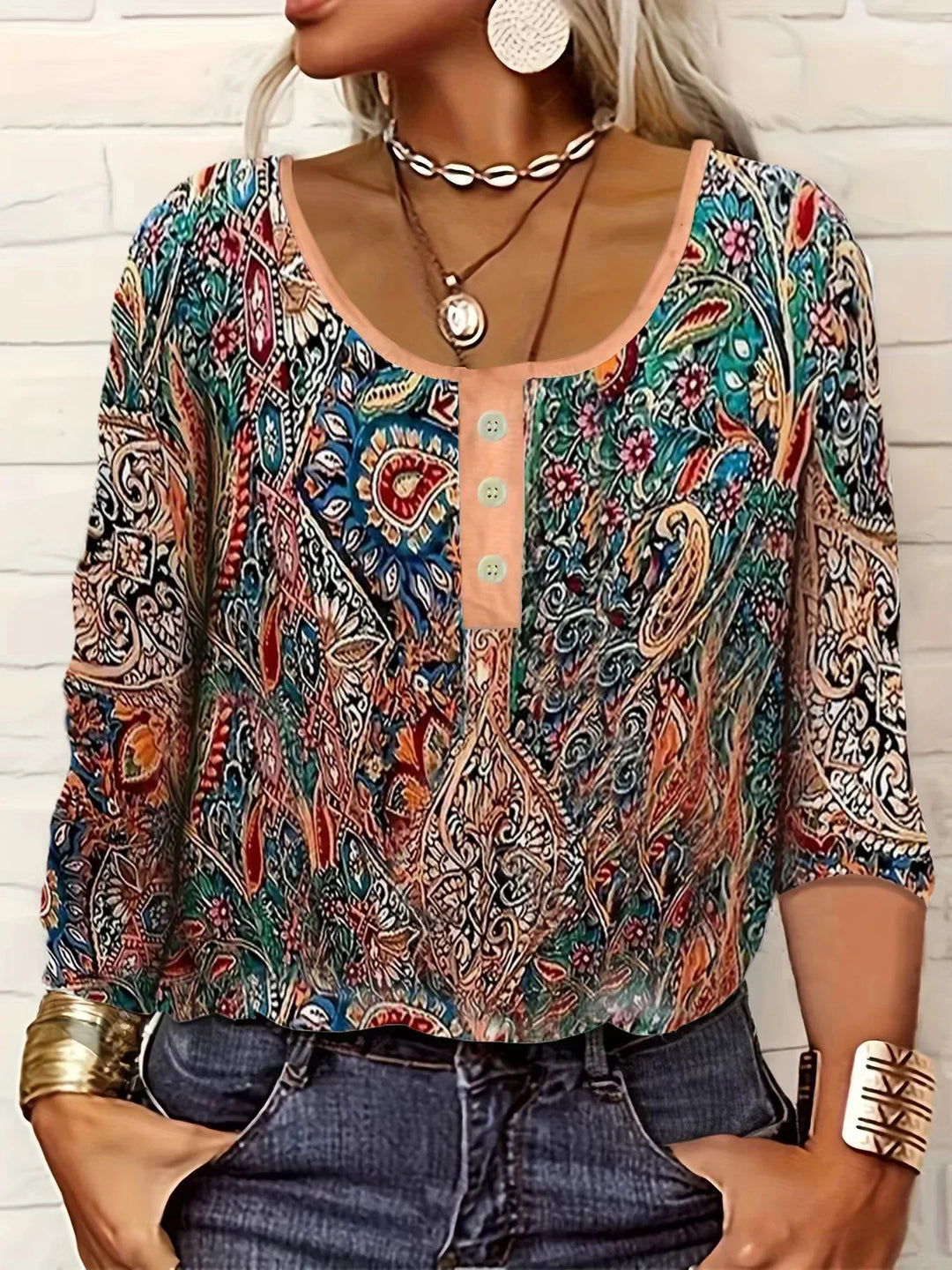 Monica | Stijlvolle boho blouse
