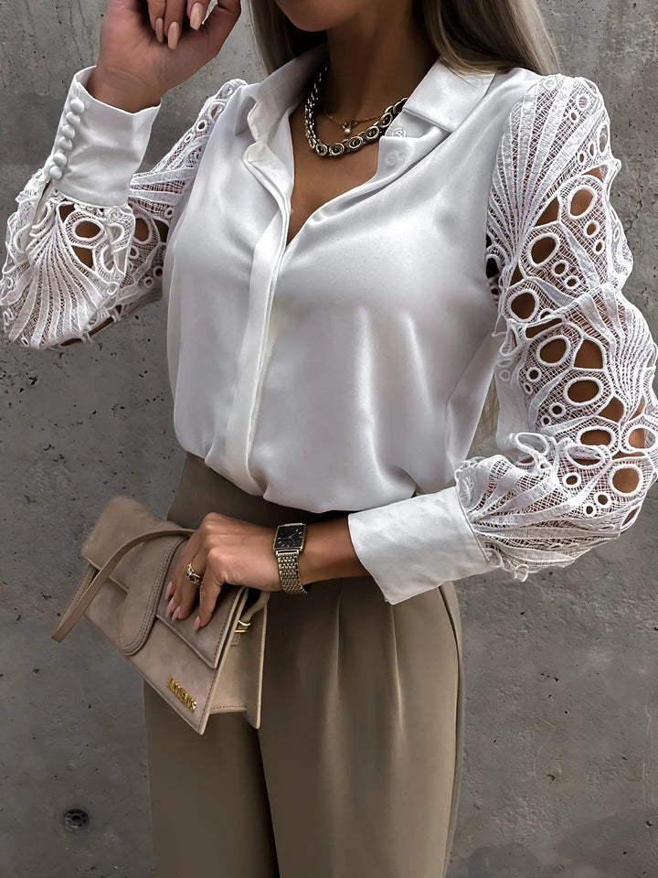 Lily | Elegante blouse met verfijnde mouwen