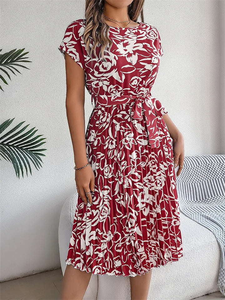 Amal | Trendy jurk met bloemenprint
