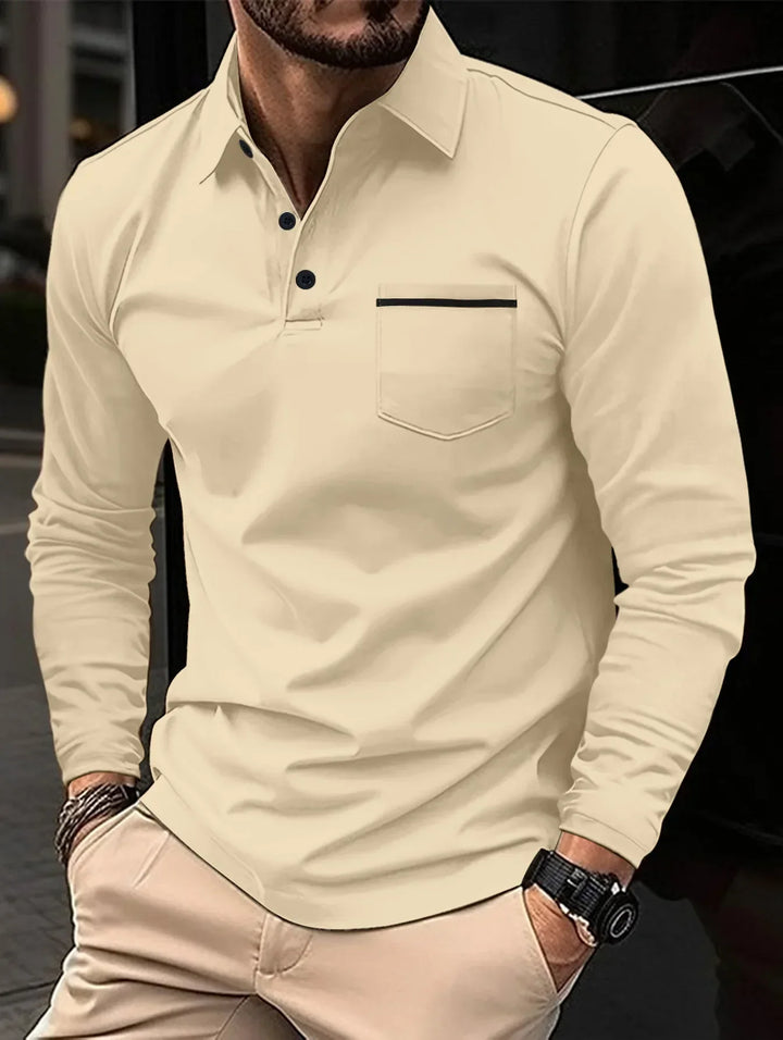 Kevin | Casual overhemd met lange mouwen