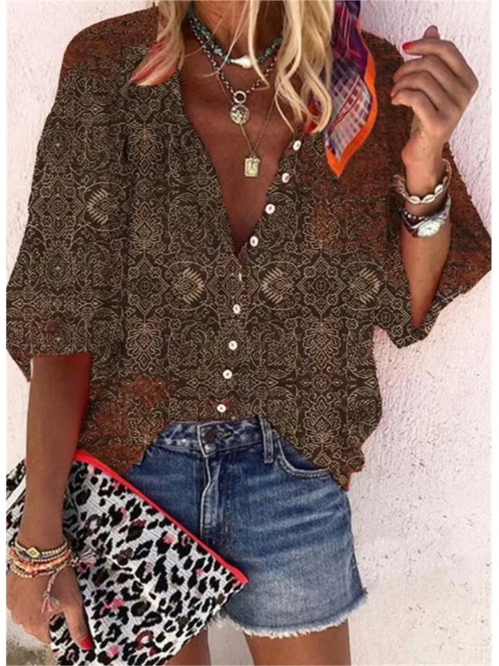 Carly | Luchtige elegante boho blouse