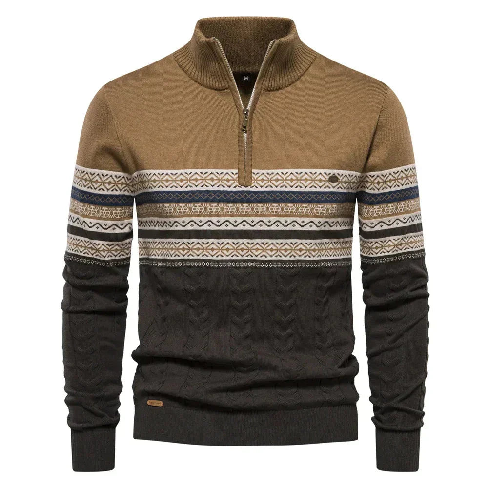 Jasper | Klassieke zipper sweater