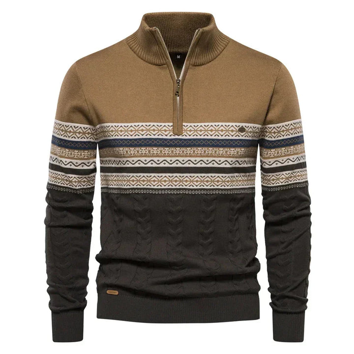 Jasper | Klassieke zipper sweater