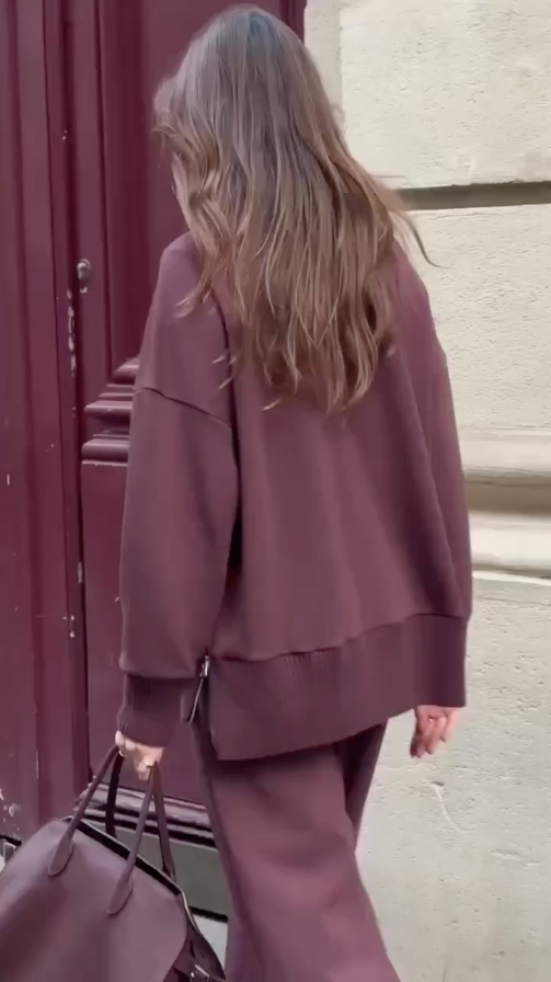 Erin | Knusse tweedelige loungeset