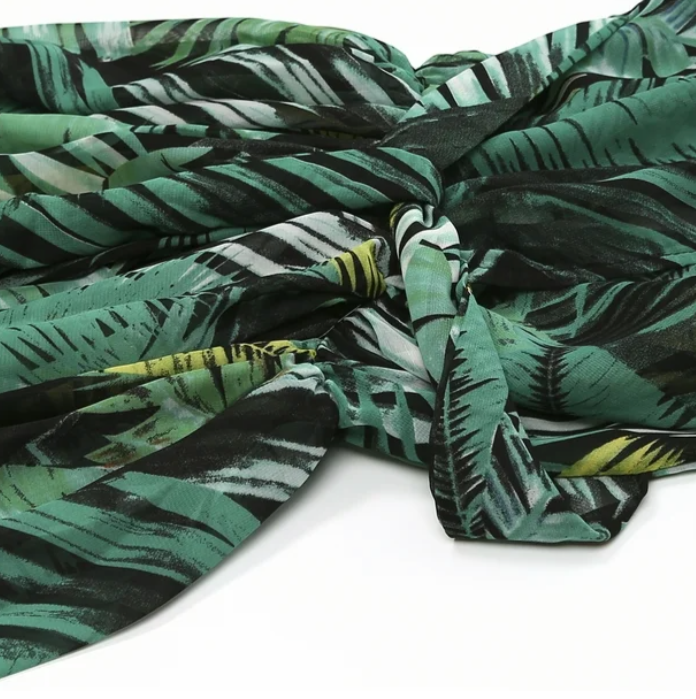 Evarine | Lange damesjurk met V-hals en ballonmouwen