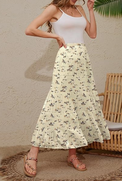 Anka | Kleurrijke maxi-rok