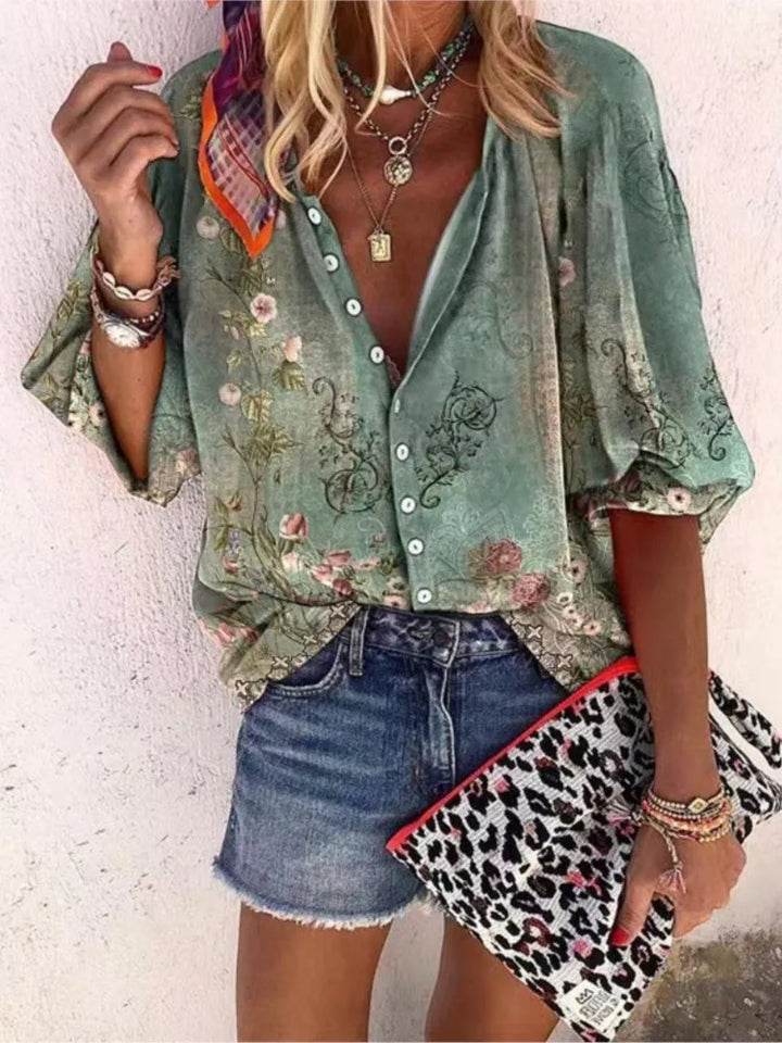 Carly | Luchtige elegante boho blouse