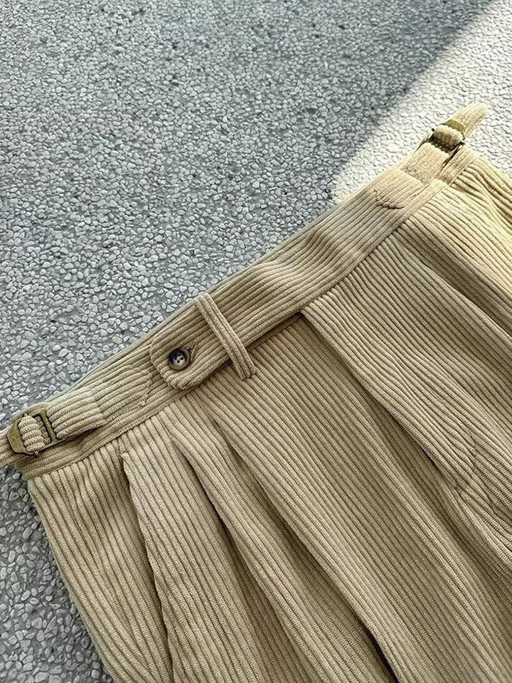 Luke | Stijlvolle corduroy herenbroek