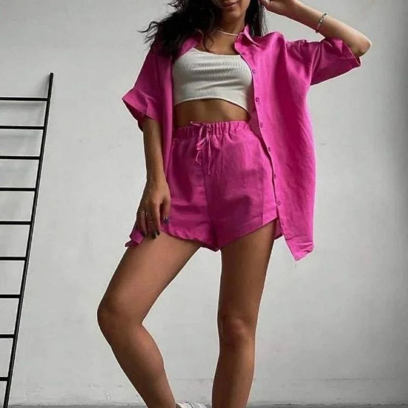 Ellen │ Zachte katoenen pyjama set