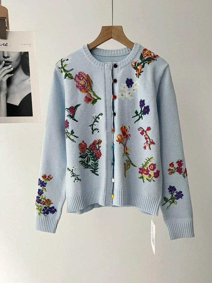 Sahara | Elegant vest met bloemen