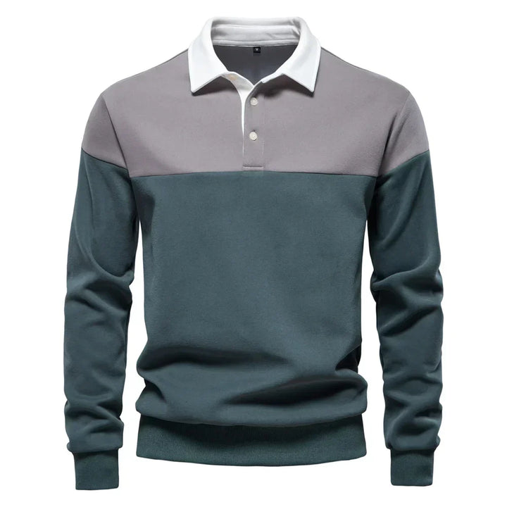 Jordan | Stylish long-sleeved polo shirt
