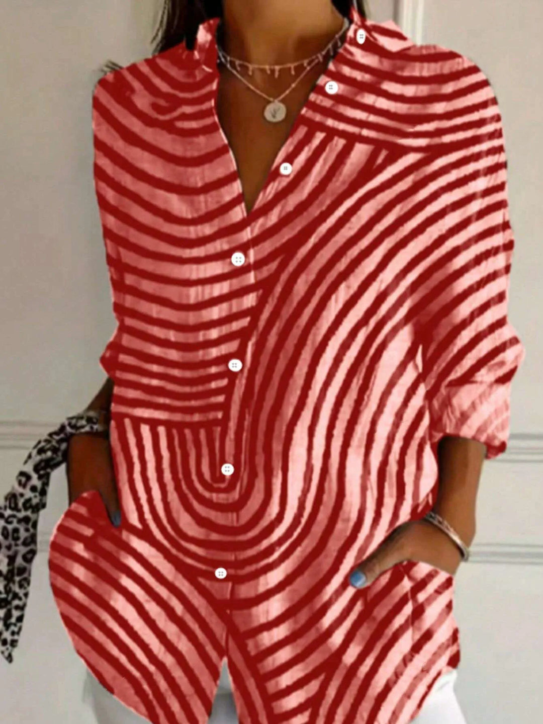 Kamila | Chique gestreepte blouse